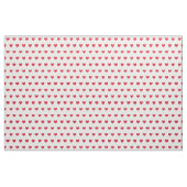 Schattigee rode harten stippelpatroon op wit stof (Fat Quarter)