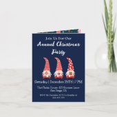 Schattigee rode kabouters gepersonaliseerd kerstfe (Voorkant)