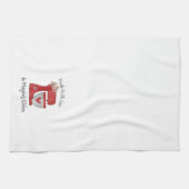 Schattigee Rode Kerst Bloemen Bakkerij Cake Mixer Theedoek (Horizontaal)