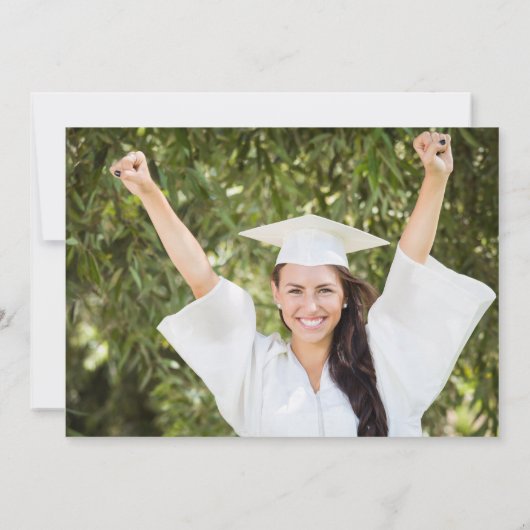 Schattigee Rode Klasse van 2025 Modern Graduation  Kaart (Achterkant)