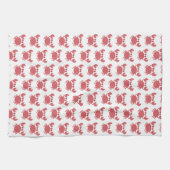 Schattigee rode krabpatroon - Kustgebied Theedoek (Horizontaal)