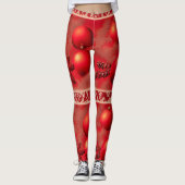 Schattigee rode leggings (Voorkant)