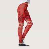 Schattigee rode leggings (Rechts)