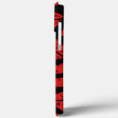 Schattigee rode lippenstift kussen lippenpatroon Case-Mate iPhone case (Achterkant / Links)