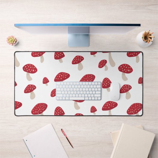 Schattigee rode paddestoel Desk Mat (Kantoor 1)