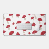 Schattigee rode paddestoel Desk Mat (Keyboard & Muis)