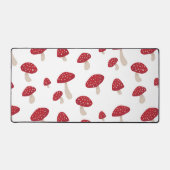 Schattigee rode paddestoel Desk Mat (Voorkant)