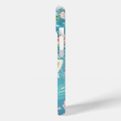 Schattigee Rode Panda Chill in Water Case-Mate iPhone Case (Achterkant / Links)