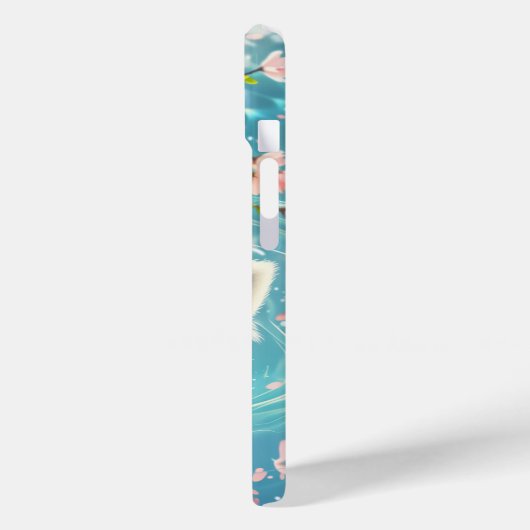 Schattigee Rode Panda Chill in Water Case-Mate iPhone Case (Achterkant / Links)