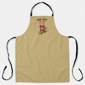 Schattigee rode panda dieren koffie Thee custom Sh Schort (Voorkant)