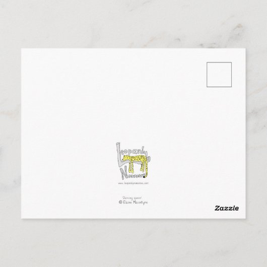 Schattigee rode panda 'Keep Dancing' briefkaart (Achterkant)