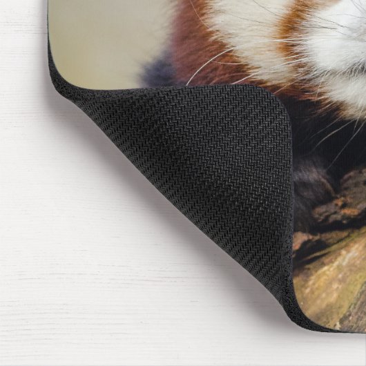 Schattigee rode panda mis je zo erg muismat (Hoek)