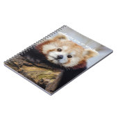 Schattigee rode panda mis je zo erg notitieboek (Linkerzijde)