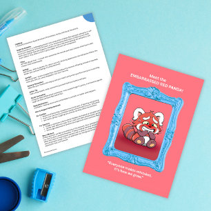 Schattigee rode panda   SEL Tool voor kinderen   E