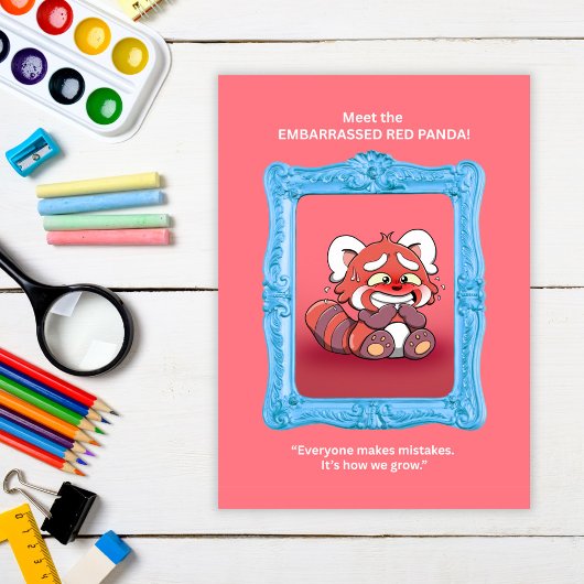 Schattigee rode panda | SEL Tool voor kinderen | E