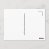 Schattigee rode perzik Oranje draak kleuractivitei Briefkaart (Achterkant)