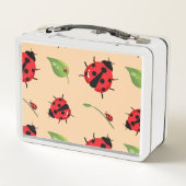 Schattigee rode polka dot Ladybug Daisy bloemenzom (Achterkant)