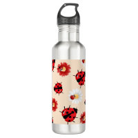 Schattigee rode polka dot lieveheersbeestje bloeme