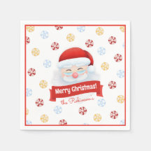 Schattigee rode sinterklaas kerstfeest papier serv