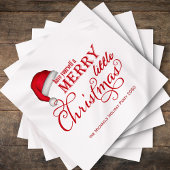 Schattigee Rode Sinterklaas Pet Custom Servet