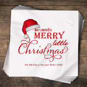 Schattigee Rode Sinterklaas Pet Custom Servet