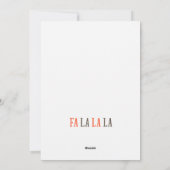 Schattigee Rode Winter Knetterende Kerst Eenden Fo Feestdagenkaart (Achterkant)