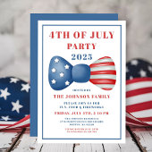 Schattigee rode, witte en blauwe boog 4 juli kaart