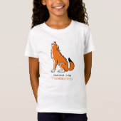 Schattigee Rode WOLF - Bedreigde dieren - T-shirt (Voorkant)