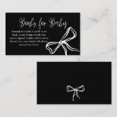 Schattigee  Rode Zwarte Boog Boeken voor Baby Informatiekaartje (Voorkant / Achterkant)