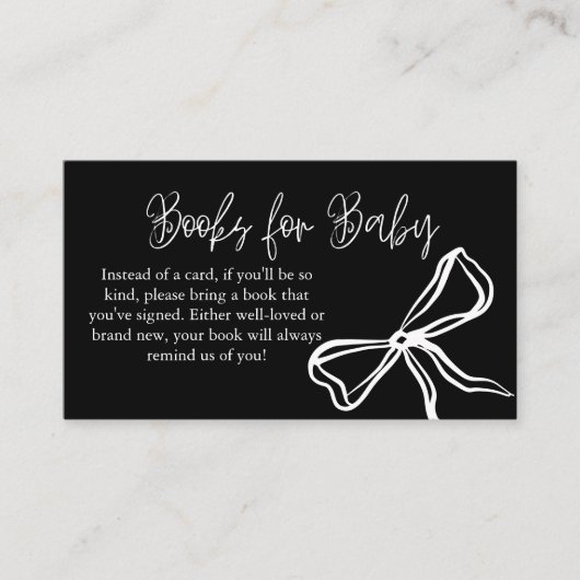 Schattigee  Rode Zwarte Boog Boeken voor Baby Informatiekaartje (Voorkant)