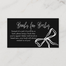 Schattigee  Rode Zwarte Boog Boeken voor Baby Informatiekaartje