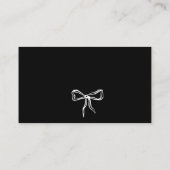 Schattigee Rode Zwarte Boog Luier Raffle Informatiekaartje (Achterkant)