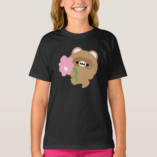 Schattigee romantische bever t-shirt (Voorkant)