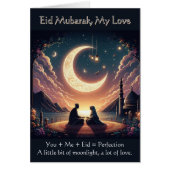 Schattigee romantische Eid Kaart - Jij en ik - Mos (Voorkant)