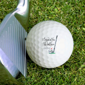 Schattigee romantische huwelijkspaar namen golfballen