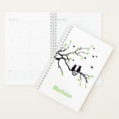 Schattigee Romantische Katten Eenvoudig Modern Cus Planner (Display)