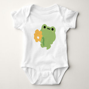 Schattigee romantische kikker romper