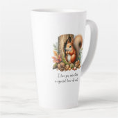 Schattigee Romantische Quote Waterverf Valentijnsd Latte Mok (Rechterhoek)