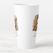 Schattigee Romantische Quote Waterverf Valentijnsd Latte Mok (Voorkant)