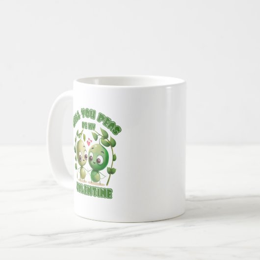 Schattigee romantische Valentijnsdag Mok (Voorkant links)