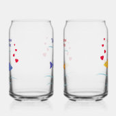 Schattigee Romantische Vis Aangepaste Namen en Dat Blikvorm Glas (Rechts)