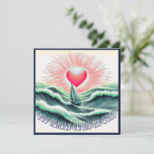 Schattigee romantische woordspeling Valentijnse Feestdagenkaart (Staand voorkant)