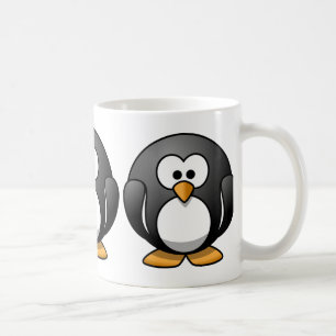 Schattigee Ronde Pinguïn Design Koffiemok