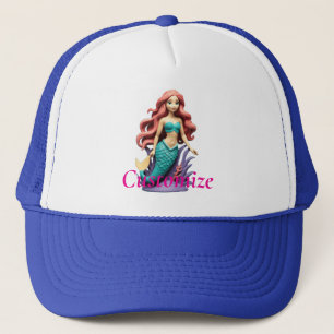 Schattigee roodharige zeemeermin Thunder_Cove Trucker Pet