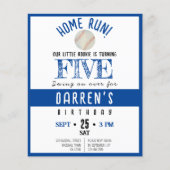 Schattigee Rookie Baseball Budget Boy Verjaardag U (Voorkant)