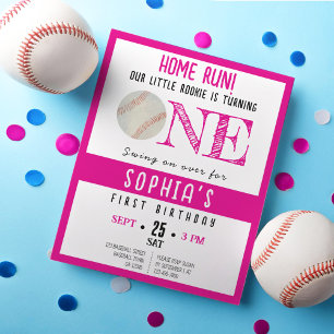 Schattigee Rookie Baseball Budget Girl 1e Verjaard