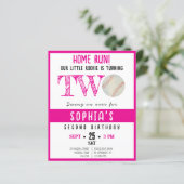 Schattigee Rookie Baseball Budget Girl 2e Verjaard (Staand voorkant)