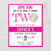 Schattigee Rookie Baseball Budget Girl 2e Verjaard (Voorkant)