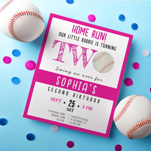 Schattigee Rookie Baseball Budget Girl 2e Verjaard