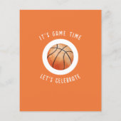 Schattigee Rookie Basketbal Budget 1e Verjaardag U (Achterkant)